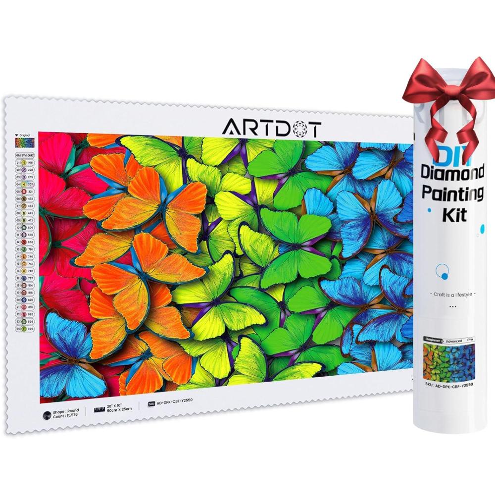 image:imageARTDOT 5D Diamond Art Kits for Adults Licensed Full Drill Diamond Painting Kits for Home Wall Decor Gifts for Women Mom98x197 Inches