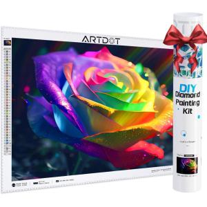 ARTDOT 5D Diamond Art Kits for Adults, Licensed Full Drill Diamond Painting Kits for Home Wall Decor, Gifts for Women Men Mom(13.8×19.7 Inches)