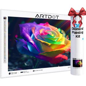 ARTDOT 5D Diamond Art Kits for Adults, Licensed Full Drill Diamond Painting Kits for Home Wall Decor, Gifts for Women Mom(9.8×13.7 Inches)