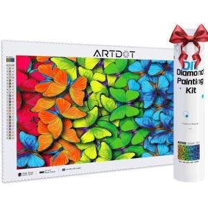 ARTDOT 5D Diamond Art Kits for Adults, Licensed Full Drill Diamond Painting Kits for Home Wall Decor, Gifts for Women Mom(9.8×19.7 Inches)