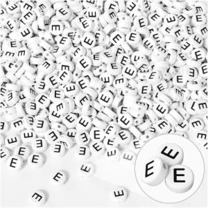 ARTDOT 800 Pieces Letter E Beads for Friendship Bracelets Making Kit, DIY Jewelry Making Supplies Alphabet Beads Crafts Art(0-E)
