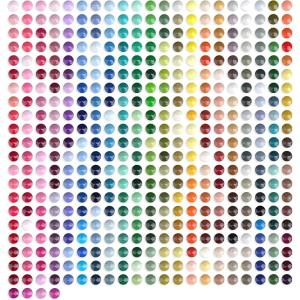 ARTDOT Beads for Diamond Painting Accessories, 89000 Pieces 445 Colors Round Beads Sparkle Rhinestones for Nails Diamond Art Crafts (200 pcs per Bag)(Round Drill)