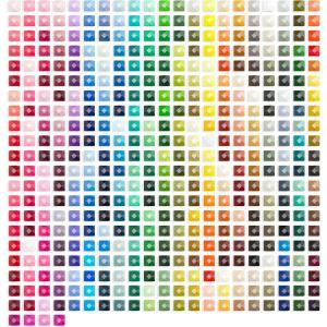 ARTDOT Beads for Diamond Painting Accessories, 89000 Pieces 445 Colors Round Beads Sparkle Rhinestones for Nails Diamond Art Crafts (200 pcs per Bag)(Square Drill)